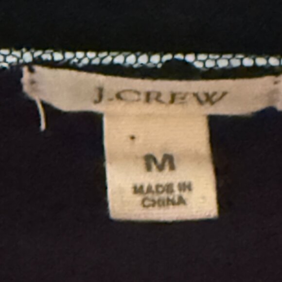 JCrew | Sequin Cotton Open Cardigan | Black | Size: M - Picture 9 of 15